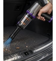 Taşınabilir Oto Süpürge 220w Turbo Güçlü Metal Hepa Filtreli Kablosuz Süpürge