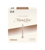 D'Addario RML10BCL250 Mitchell Lurie Bb Klarnet Kamışı No: 2.5 (Orta Seviye/Eğitim) - 10'lu Paket  Yumuşak ve Kontrollü Çalım, Dengeli Artikülasyon