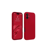iPhone 16 Kılıf First Silikon - Kırmızı