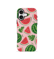 iPhone 17 Vorian Çift Katmanlı MagSafe Kılıf Watermelon Garden Party