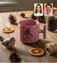 Kişiye Özel Karikatürlü Sevgiliye Hediye T Pastel Kupa Sevgililer Günü Hediyesi