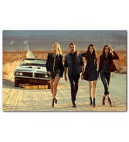 Cakatablo Hızlı ve Öfkeli Paul Walker Kızlarla MDF Tablo