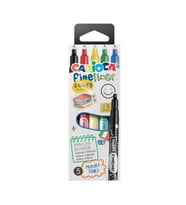 CARİOCA FINELINER İNCE UÇLU KEÇELİ KALEM STUDY 5'Lİ