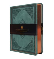 VICTORIA'S JOURNALS 3479 VINTAGE OLD BOOK 12x17cm 80gr.128YP. ÇİZGİLİ DEFTER KOYU YEŞİL