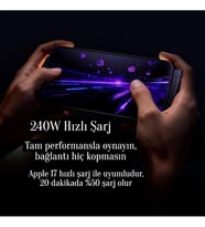 240W Ultra Hızlı Type-C Şarj Kablosu – 1.5M Örgülü, Katlanabilir Standlı Ergonomik Tasarım, PD Hızlı Şarj ve Data Aktarım Kablosu
