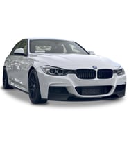 Bmw F30 Uyumlu  M Performans Plastik Parlak Siyah Ön Lip