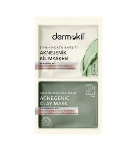 Dermokil Siyah Nokta Karşıtı Kil Maske 2* 7.5 ml