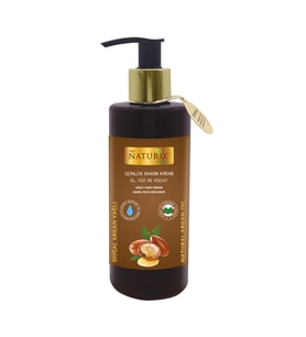 Naturix Argan Yağlı Günlük Bakım Kremi El, Yüz Vücut Losyonu 250 Ml Nemlendirici Bariyer Krem