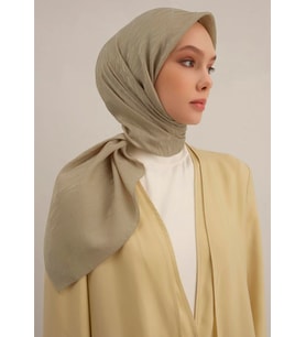 Armine Lyocell Eşarp 3-73 Krem  Desenli 47344