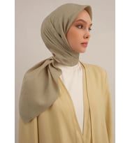 Armine Lyocell Eşarp 3-73 Krem  Desenli 47344