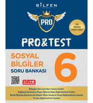 Bilfen Yayıncılık 6.Sınıf Pro&Test Sosyal Bilgiler Soru Bankası Yeni