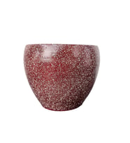 Bitki Tasarımı Bordo Granit Toprak Saksı Saksılık Salon Çiçeklik - 15 CM