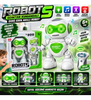 Uzaktan Kumandalı Robot Oyuncak Işıklı Sesli Dans Eden Akıllı Robot 6+ Yaş Çocuk Oyuncağı