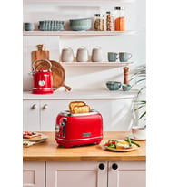 Vintage Craft 2 Dilim Kapasiteli Ekmek Kızartma Makinesi Red