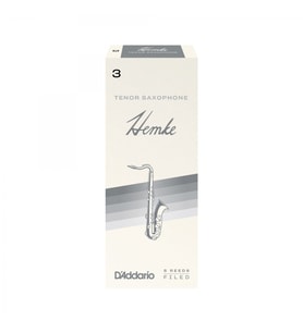 D'Addario RHKP5TSX300 Frederick Hemke Tenor Saksafon Kamışı No: 3.0 (Profesyonel) - 5'li Paket  Frederick L. Hemke İmzalı Seri, Kararlı ve Koyu Tını
