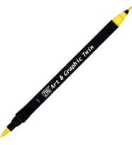 Zig Art & Graphic Twin Marker Çizim Kalemi 110 Bright Yellow 