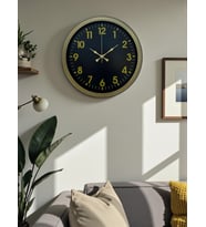 40 Cm Metal Eskitme Klasik Duvar Saati