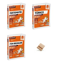 Gizli LGS 2027 8. Sınıf Matematik Fen ve Türkçe 3lü Set Konu Anlatımlı Modüler Dergi + Telefon Standı