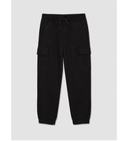 LCW Kids Siyah Erkek Çocuk Kargo Jogger Pantolon