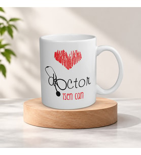 Kişiye Özel İsimli Doktor Meslek Kupa Bardak