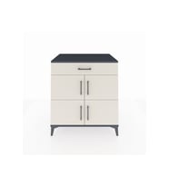 Kronos Şifonyer 3 Raflı Tek Çekmeceli 4 Kapaklı 88x59x96 Antrasit-Aytaşı