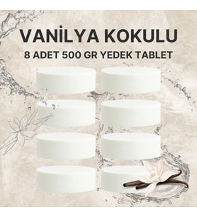 4 Adet 2x500Gr - VANİLYA - Nem Alıcı Rutubet Giderici Yedek Tablet