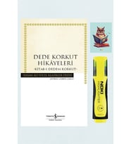 Dede Korkut Hikayeleri - Hasan Ali Yücel Klasikleri - Sarı Fosforlu Kalem - Not Defteri Seti (Renksiz)