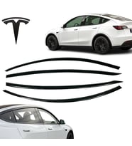 Tesla Model Y 2019-2023 Uyumlu İthal Cam Rüzgarlığı 4'Lü