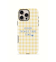 iPhone 16 Pro Vorian Çift Katmanlı Kılıf Good Things Gingham