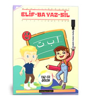 Elif-BA Yaz-SİL Kitabı (YAZ-SİL Kalemi Hediyeli)