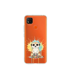 Redmi 10A ile Uyumlu Splash Mirket Tasarımlı Şeffaf Silikon Kılıf