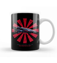 SSV Normandy SR 1 Retro Japanese Mass Effect Kupa Bardak Porselen