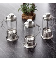 Çelik Kulplu Cam French Press - 350 ml