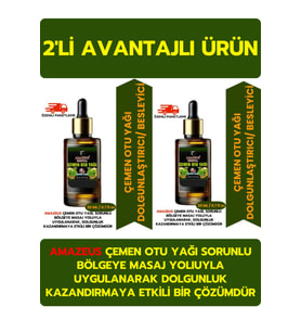Çemen Otu Yağı 2'li (%100 SAF VE DOĞAL) Besleyici Etki (2*20 ML / 0.7 FL OZ) **avantajlı Ürün**