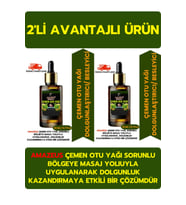 Çemen Otu Yağı 2'li (%100 SAF VE DOĞAL) Besleyici Etki (2*20 ML / 0.7 FL OZ) **avantajlı Ürün**
