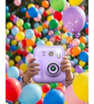 Eğitici Çocuk Kamerası Anında Fotoğraf Baskı 4 Rulo Kağıt ve 5 Kalem Hediyeli