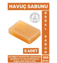 Doğal Güzel Kokulu Cilt Yüz Derinlemesine Temizlik Nemlendirici Yaşlanma Karşıtı Havuç Sabunu 5 Adet
