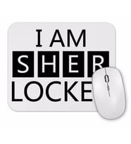 I Am Sher Locked Sherlock Holmes Gun Mouse Pad