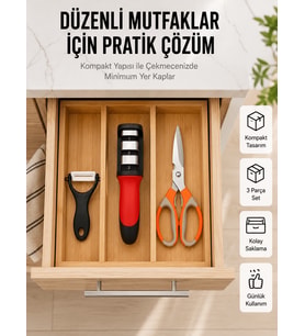 Çok Amaçlı Mutfak Makas Seti – Paslanmaz Çelik ve Ergonomik Tasarım Yeni Nesil