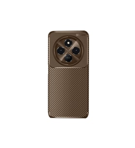 Xiaomi Redmi 14c Kılıf Auto Focus Karbon Kapak - Kahverengi