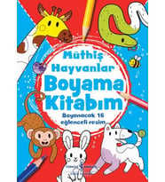 Müthiş Hayvanlar Boyama Kitabım
