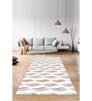 Tarçın Spor Kaymaz Tabanlı Makinede Yıkanabilir Halı RUZ04 - 100 x 160 cm