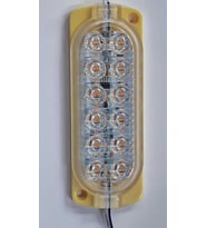 Çakar Modül Sarı 12 Ledli 12 Volt 2.4 Watt - 2 Adet
