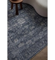 Hoom Rugs Etro 2702 Mavi Vintage Desenli Salon Halısı