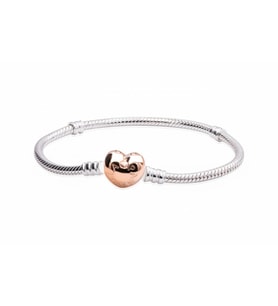 Pandora Parlak Kalp Toka Bileklik - 560719-18