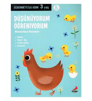 3 Yaş Düşünüyorum Öğreniyorum Erdem Yayınları