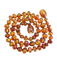 Damla Kehribar Bebek Kolyesi Lt1412 (Sarı)