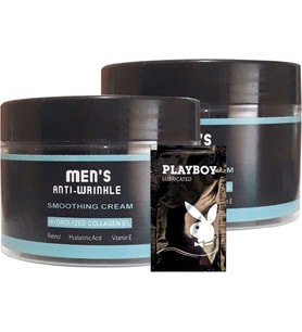 Mens 2tane 100 ml Snmp20300 Antiwrinkle Erkek Yüz Cilt Smoothing Cream + Yanında Jel