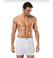 ERDEM 1400 ERKEK PENYE DÜZ RENK BOXER 6 ADET (Beyaz)