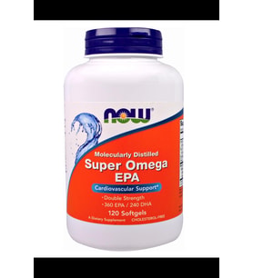 NOW Foods, Super Omega EPA Fish Oil, 120 Softgels. Usa 3537 (Renksiz)